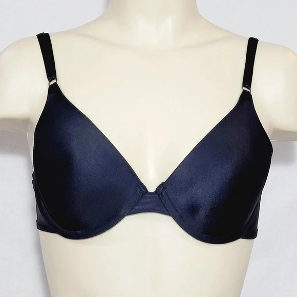 34C Victoria's Secret Foam Lined Demi Underwire Bra Black - Picture 1 of 3